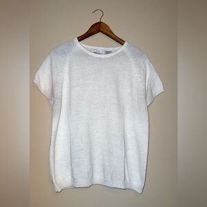 Bobbie Brooks white XL vintage sweater top